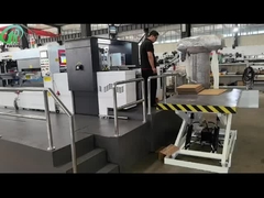 Ημι αυτόματο 1060 κυματοειδής χαρτόνι μηχανή κόψιμο πετσέτες τρύπηση creasing εμβολιασμό