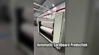Παρουσιάστε τη γραμμή παραγωγής Double Facer For Carrugated Cardboard Automatically Control For You