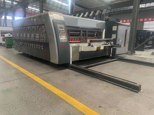 ποιότητας  Flexo Folder Gluer Casemaker with 50-70mm Wall Thickness, ±0.5mm Printing Precision, and Flexo Box Glue System Εργοστάσιο