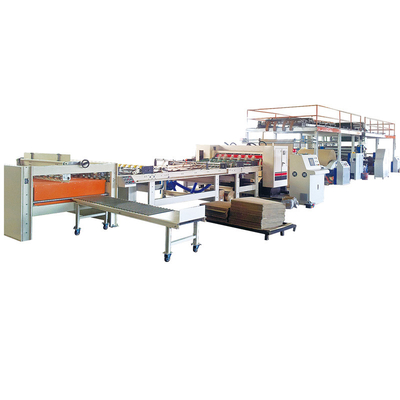Η ημι αυτόματη Corrugation φύλλων 2 πτυχών μηχανή ζάρωσε το ρόλο προηγούμενο