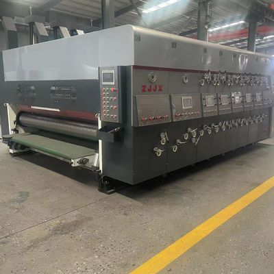 Φλέξο Φόλντερ Gluer Casemaker με πάχος τοίχου 50-70mm, ακρίβεια εκτύπωσης ± 0,5mm και σύστημα κόλλας Flexo Box