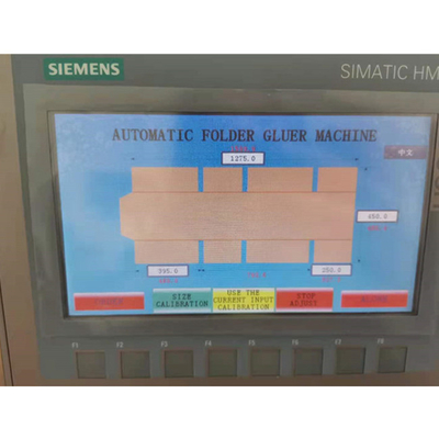 Αυτόματος φάκελλος Gluer κιβωτίων χαρτοκιβωτίων 1000mm κενή σίτιση αναρρόφησης