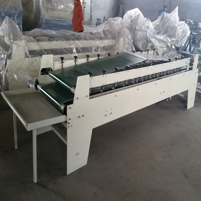 Automatic Cardboard Special Shaped Cart Flexo Flexo Gluer Μικρή συσκευασία