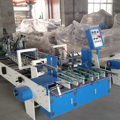 Automatic Cardboard Special Shaped Cart Flexo Flexo Gluer Μικρή συσκευασία