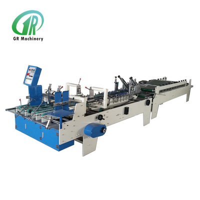 Automatic Cardboard Special Shaped Cart Flexo Flexo Gluer Μικρή συσκευασία