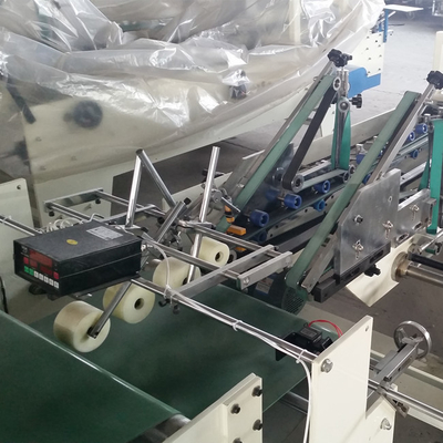 Automatic Cardboard Special Shaped Cart Flexo Flexo Gluer Μικρή συσκευασία