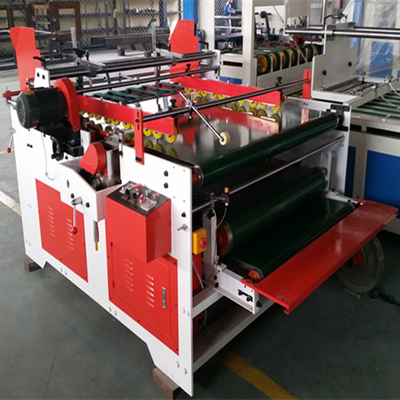 Ημι αυτόματη Flexo φακέλλων ενιαία σελίδα 2000mm 3.2kw κιβωτίων Gluer ζωηρόχρωμη