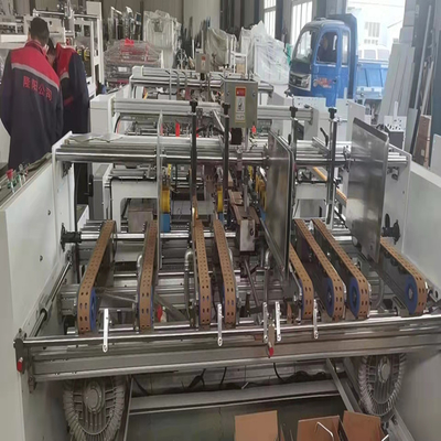 υψηλή ταχύτητα 2000mm 2 ζαρωμένων χαρτοκιβωτίων φακέλλων Gluer κομμάτια αυτοκινήτων μηχανών ημι