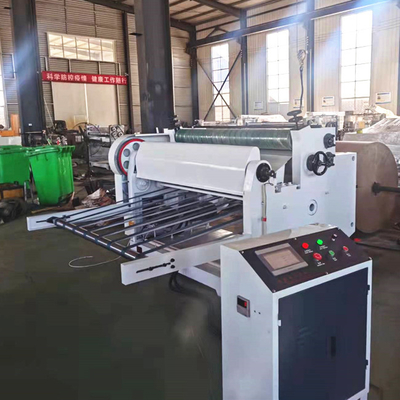 Αυτοματοποιημένος χαρτονένιος κόπτης 1600mm γραμμών παραγωγής ζαρωμένου χαρτονιού
