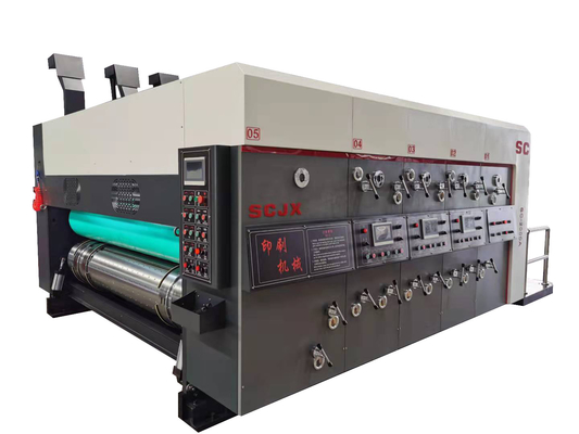 900x2000 ζαρωμένη αυλάκωση μηχανών εκτύπωσης Flexo χαρτοκιβωτίων μελανιού χαρτόνι