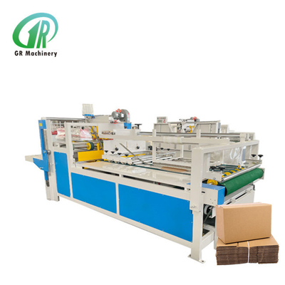 μηχανή Gluer φακέλλων χαρτοκιβωτίων 50mm ελάχιστη ζαρωμένη για επαγγελματικό να κολλήσει χαρτοκιβωτίων