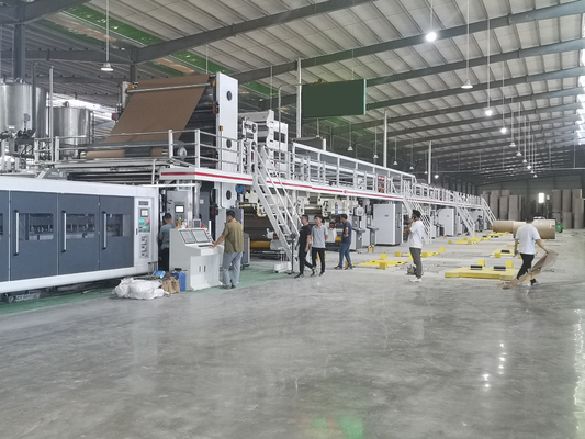 Αυτόματος ζαρωμένος χαρτόνι έλεγχος PLC γραμμών παραγωγής κιβωτίων