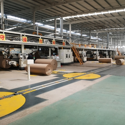 Διπλή μηχανή 60mx10mx4m Facer παραγωγής ζαρωμένου χαρτονιού εγγράφου