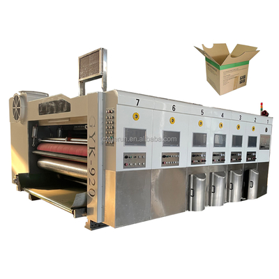 G6.3 μηχανή εκτύπωσης Flexo χαρτοκιβωτίων υψηλής ακρίβειας με τη σκληρότητα κυλίνδρων εκτύπωσης Hrc 50-55