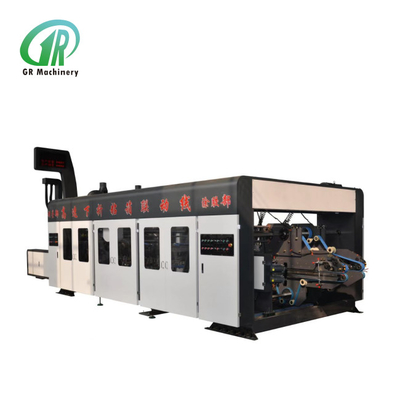FFG Φλεξο εκτύπωση Δυνατότητα αναδίπλωσης Gluer Case Making Machine Mesh Hole Μεγάλο σύστημα τροχών κόλλας
