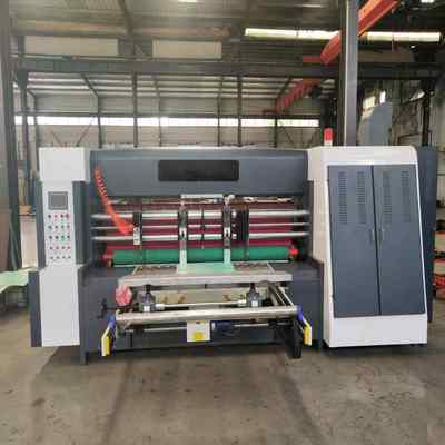 Ηλεκτρικός Έλεγχος Μηχανή Κοπής και Δημιουργίας Αυλακώσεων για Ελάχιστο Μέγεθος Φύλλου 400mm X 600mm και Μέγιστη Μηχανική Ταχύτητα 150m/min