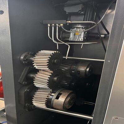 Μηχανή εκτύπωσης κυματοειδούς χαρτονιού Flexographic Double Slotter Rotary Die Cutter