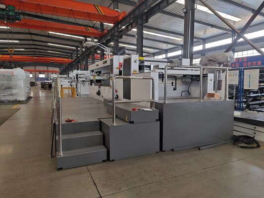 MYQ1300 Automatic Die Cutting Machine with Intermittent Gearbox and Pneumatic Bench for 1320x980mm Corrugated Cartons