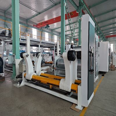 Γραμμή παραγωγής κυματοειδούς χαρτονιού Οικονομικής Ταχύτητας 180200μ/λεπτό με πίεση αέρα 0,5-0,6 MPa και απαιτήσεις θερμοκρασίας 160°C έως 180°C για την παραγωγή υλικών συσκευασίας