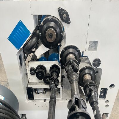 Μηχανή μονής όψης ατμού για παραγωγή κυματοειδούς χαρτονιού μοντέλο 1400 κύλινδροι κυματοειδούς από κράμα