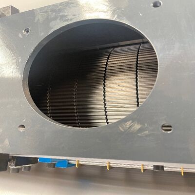 Ηλεκτρική μηχανή κυματοειδούς χαρτονιού μονής όψης γραμμής παραγωγής κυματοειδούς χαρτονιού ISO