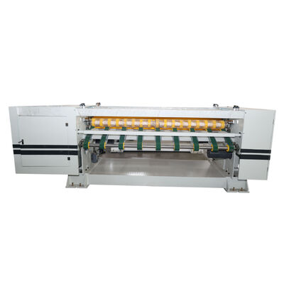 Nc Cutter Μέγιστο μήκος κοπής 9999mm Γραμμή παραγωγής κυματοειδούς χαρτονιού αποτελεσματικό πλάτος 2200mm ταχύτητα 100mmin