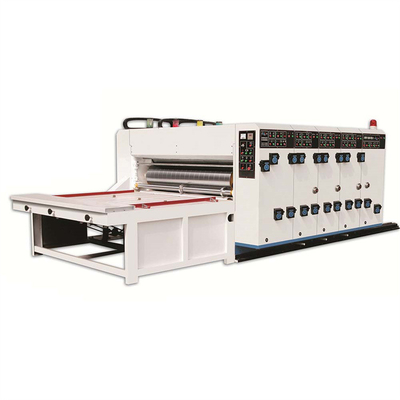 Pizza Box 2 Color Flexo Printing Machine με περιστροφική μήτρα κοπής