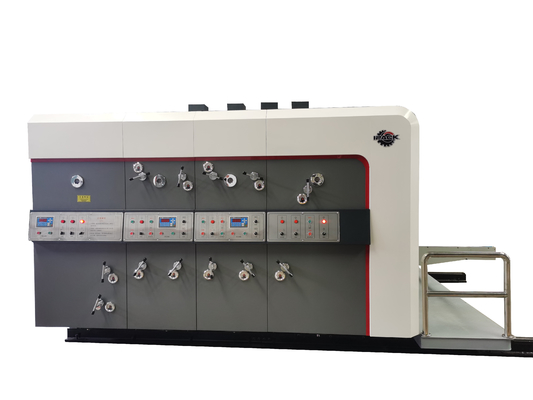 Diecutter Slotter εκτυπωτών Flexo αυτόματη εκτύπωση Flexo μηχανών στοιβαχτών που αυλακώνει τη μηχανή