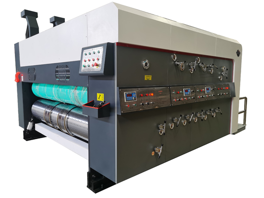 Diecutter Slotter εκτυπωτών Flexo αυτόματη εκτύπωση Flexo μηχανών στοιβαχτών που αυλακώνει τη μηχανή