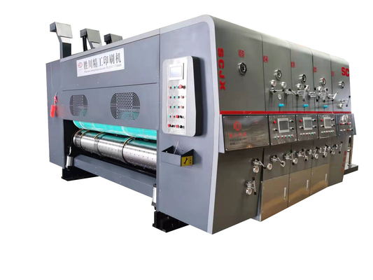 4 η μηχανή εκτύπωσης Flexo χρώματος Corrugator κάνει την τιμή μηχανών εκτύπωσης Flexo κιβωτίων χαρτοκιβωτίων μηχανών