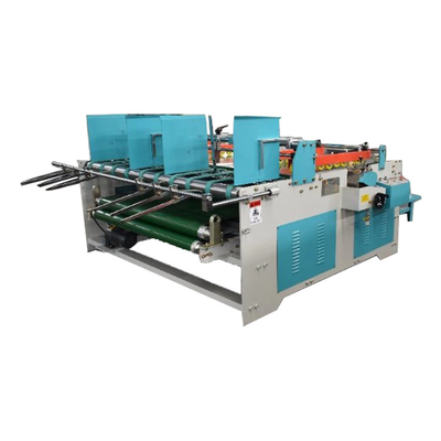 3.2kw χειρωνακτική ζαρωμένη μηχανή Gluer φακέλλων χαρτοκιβωτίων για την κατασκευή κιβωτίων εγγράφου PP