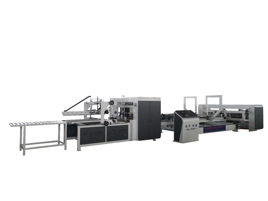 Αυτόματος φάκελλος Gluer Stitcher CE πλήρως για την κατασκευή κιβωτίων χαρτοκιβωτίων