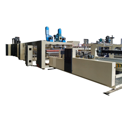 Περιστροφικός φάκελλος Gluer Slotter Flexo υψηλής ταχύτητας ευθύγραμμο με τον κόπτη κύβων